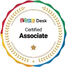 zoho desk certificate of Associate