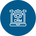 small icon related to crm