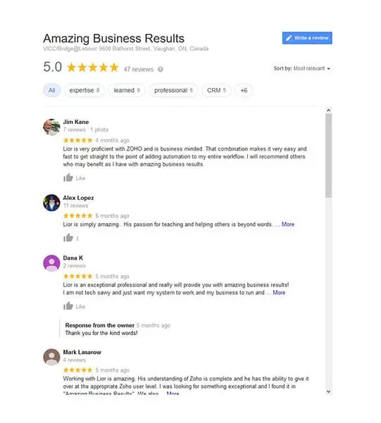 Reviews