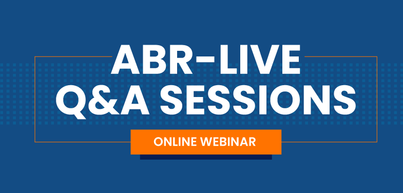 ABR Live QnA sessions