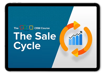 zoho crm course on The Sale Cycle